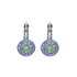 Mariana Must Have Pave Leverback Earrings in Matcha