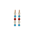 Mariana Five Stone Leverback Earrings in Happiness