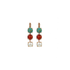 Mariana Must Have Three Stone Leverback Earrings in Happiness Turquoise