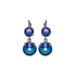 Mariana Lovable Double Stone Rivoli Leverback Earrings in Sun Kissed Capri