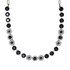 Mariana Lovable Mixed Element Necklace in Checkmate Rhodium