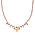 Mariana Marquise and Round Statement Necklace in Chai