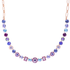 Mariana Must Have Cluster and Pave Necklace in Wildberry