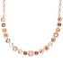 Mariana Lovable Square Cluster Necklace in Chai