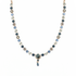 Mariana Petite Necklace with Rivoli Center Cluster Night Sky