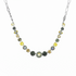 Mariana Rosette and Center Cluster Necklace in Painted Lady