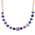 Mariana Lovable Center Quatrefoil Necklace in Wildberry