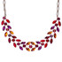 Mariana Double Marquise Row Necklace in Hibiscus