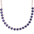 Mariana Lovable Round Necklace in Amethyst