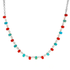 Mariana Oval and Round Necklace in Happiness