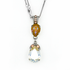 Mariana Double Pear Pendant in Peace