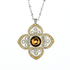 Mariana Pendant with Heart Adornments in Peace