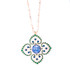 Mariana Pendant with Heart Adornments in Chamomile