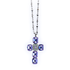 Mariana Lovable Emerald Cut Cross Pendant in Matcha