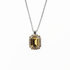 Mariana Emerlad Cut Cluster Pendant in Meadow Brown