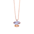 Mariana Double Marquise Stacked Pendant in Earl Grey