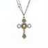 Mariana Flat Cross Pendant in Peace