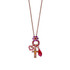 Mariana Petite Dangle Charm Pendant in Hibiscus