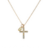 Mariana Petite Cross Pendant Seashell