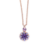 Mariana Cluster Pendant in Wildberry