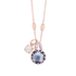 Mariana Double Stone Lovable Pendant in Earl Grey