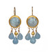 Nava Zahavi Aquamarine dangling Earrings