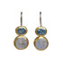 Nava Zahavi Belle Aqua and Moonstone Earrings