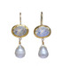 Nava Zahavi Memories Moonstone and Pearl Earrings