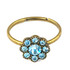 Michal Negrin African Daisy Swarovski Crystal Adjustable Ring