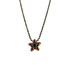 Michal Negrin Sea Star Wine Crystal Necklace