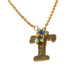 Michal Negrin Victorian Initial T 24K Gold Plated Necklace