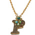 Michal Negrin Victorian Initial P 24K Gold Plated Necklace