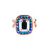 Mariana Emerald Cut Ring in Rocky Road - Preorder