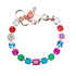 Mariana Must-Have Cluster and Pave Bracelet in Rainbow Sherbet - Preorder