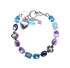 Mariana Oval and Square Cluster Bracelet in Blue Moon - Preorder