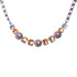 Mariana Emerald Cut and Cluster Necklace in Butter Pecan - Preorder