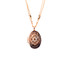 Mariana Extra Luxurious Embellished Oval Pendant in Cookie Dough - Preorder