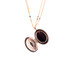 Mariana Extra Luxurious Embellished Oval Pendant in Cookie Dough - Preorder