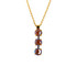 Mariana Petite Three Stone Pendant in Sun-kissed Twilight - Preorder