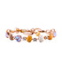 Mariana Alternating Oval and Round Stone Bracelet in Butter Pecan - Preorder