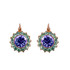 Mariana Extra Luxurious Flower French Wire Earrings in Mint Chip - Preorder