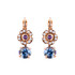 Mariana Cosmos Round Dangle French Wire Earrings in Cake Batter - Preorder