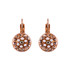 Mariana Pave Round Petite French Wire Earrings in Cookie Dough - Preorder