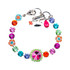 Mariana Petite Bracelet with Rivoli Center Cluster in Rainbow Sherbet - Preorder