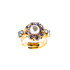 Mariana Cluster Ring with Side Stones in Cake Batter - Preorder