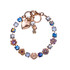 Mariana Petite Heart and Flower Bracelet in Cake Batter - Preorder