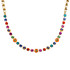 Mariana Petite Flower Cluster Necklace in Rainbow Sherbet - Preorder