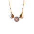 Mariana Lovable 3 Stone Pave Pendant in Cookie Dough - Preorder