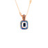 Mariana Emerald Cut Cluster Pendant in Rocky Road - Preorder