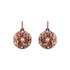 Mariana Swirl Pave French Wire Earrings in Cookie Dough - Preorder
